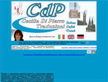 Tablet Screenshot of dipierrotraduzioni.com